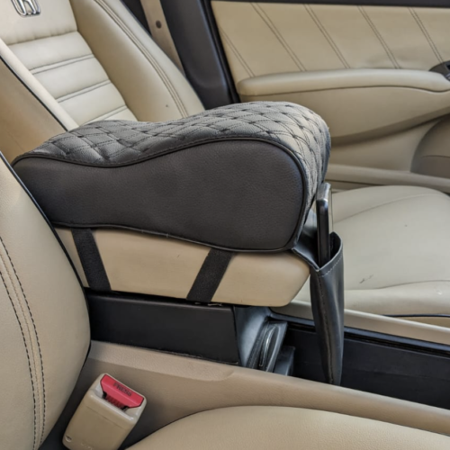 Car Universal Multi-functional Arm Rest Black Color