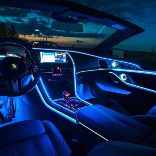 Car Dashboard Neon Lights